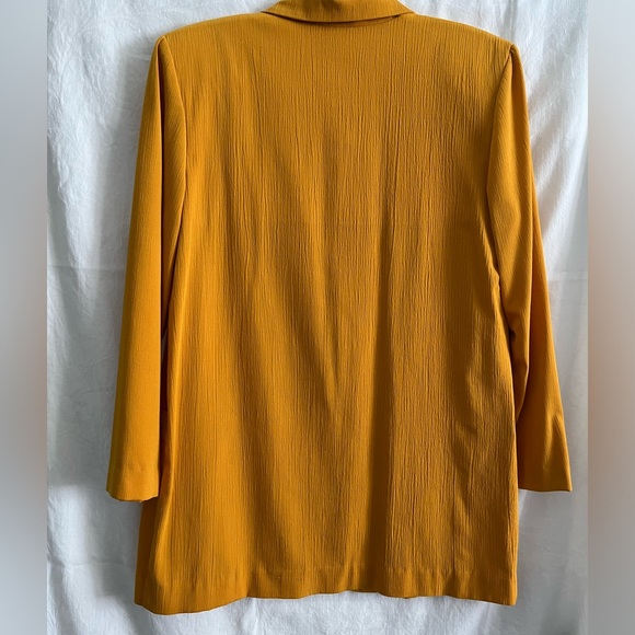 Vintage 1980's Toni Garment for CC Magic Gold/Yellow Oversized Blazer (size S) - Picture 6 of 8